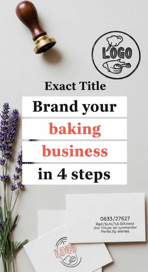 Chasing Crumbs & Sunshine: Your Ultimate Summer Baking Business Roadmap Brand Your Baking Business In 4 Steps 69f6fe09dc5e0