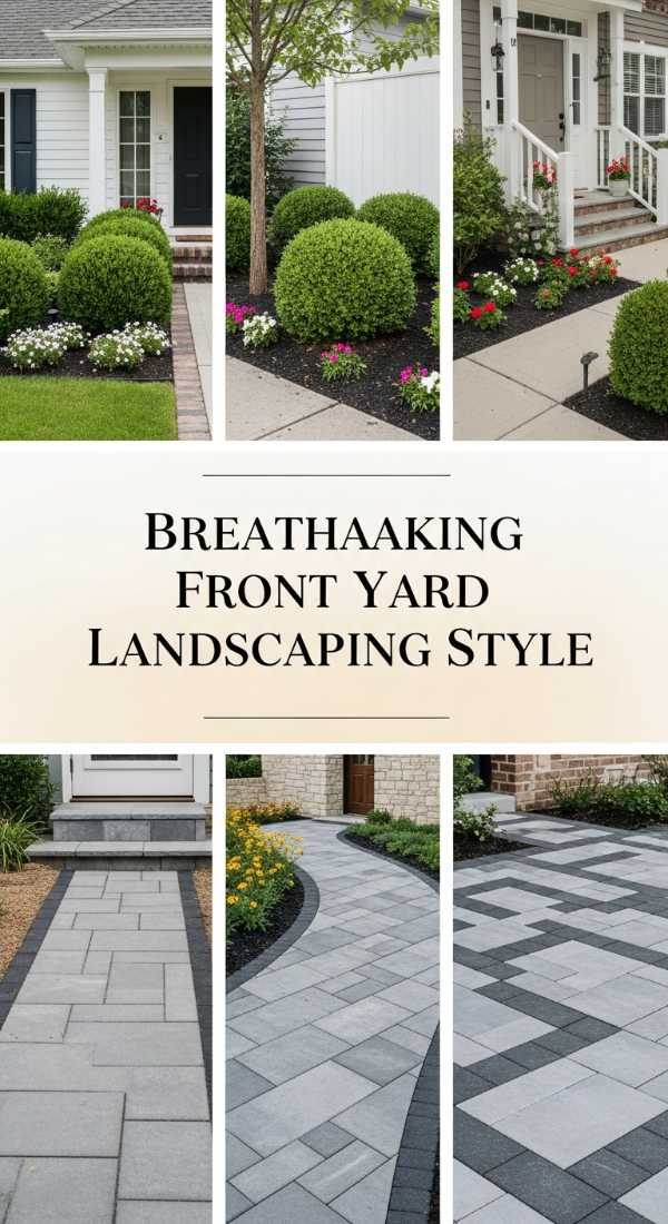 Breathtaking Front Yard Landscaping Style 6a04bc73c1506