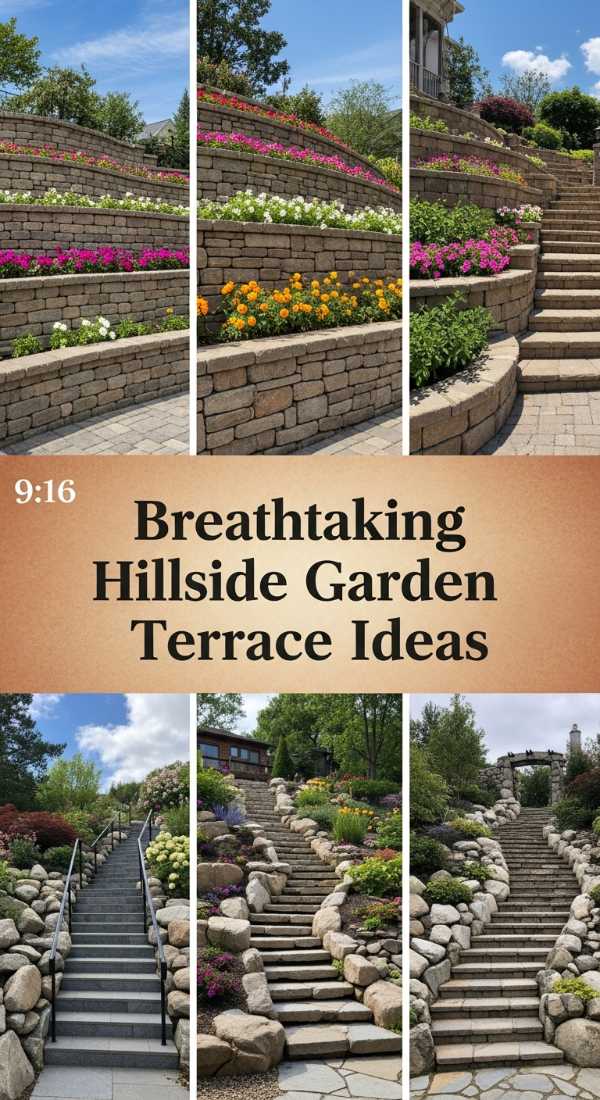 Minimalist Grandeur: Transforming Your Yard into a Modern Masterpiece Breathtaking Hillside Garden Terrace Ideas 69ff47640177f