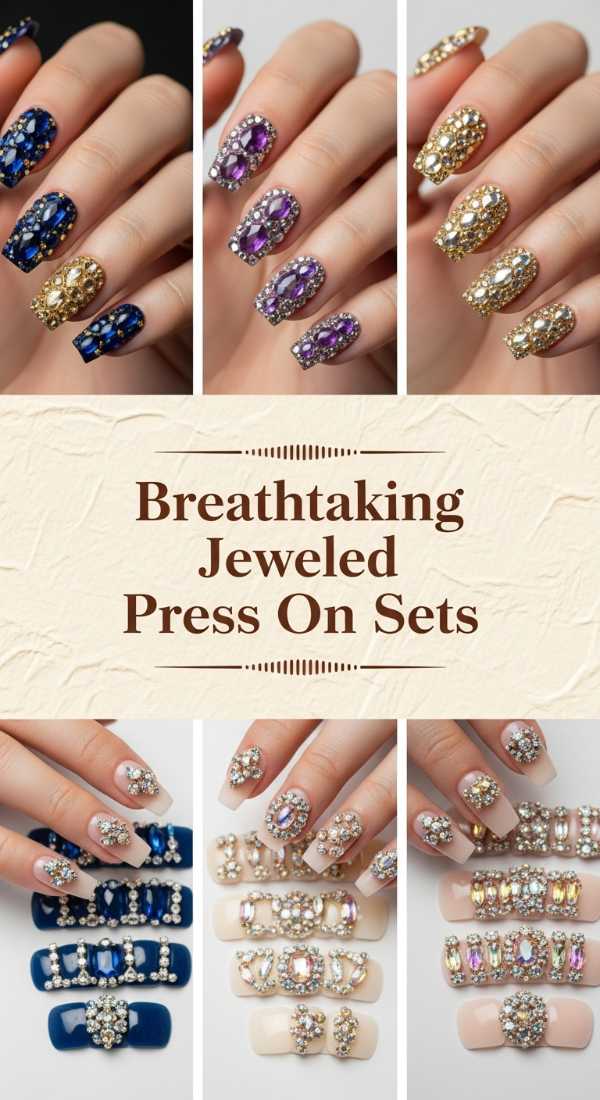 Breathtaking Jeweled Press On Sets 6a085824006f7