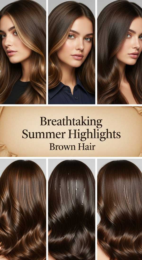 Breathtaking Summer Highlights Brown Hair 6a08d5e9ba746