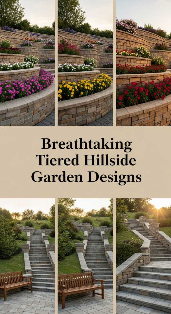 Breathtaking Tiered Hillside Garden Designs 69ff4756e599d