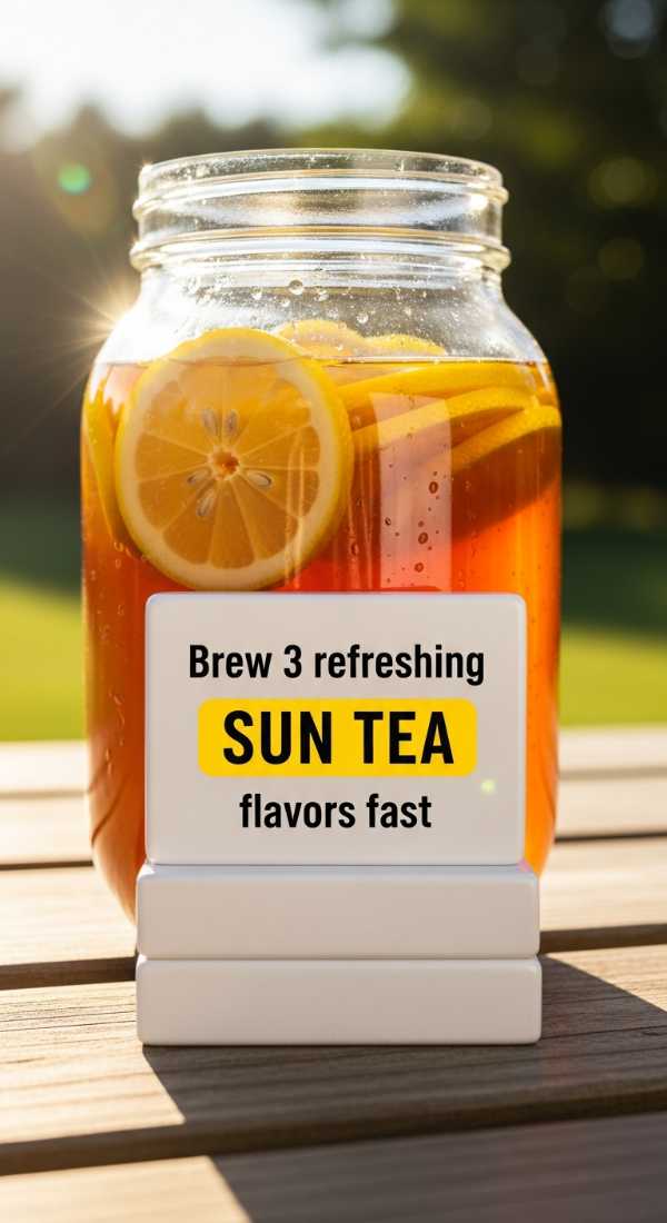 Brew 3 Refreshing Sun Tea Flavors Fast 6a001833dd74b