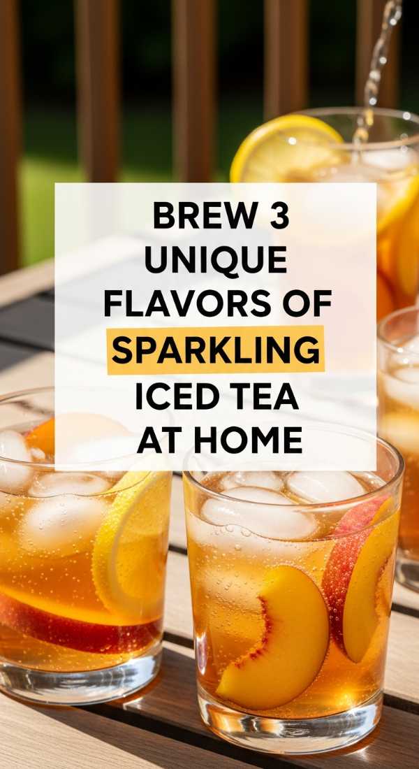 Thirst-Quenching Magic: The Ultimate Summer Refreshment Handbook Brew 3 Unique Flavors Of Sparkling Iced Tea At Home 6a04237c57708