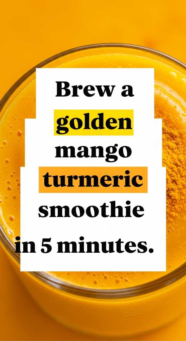 Brew A Golden Mango Turmeric Smoothie In 5 Minutes 69f47c666d33b