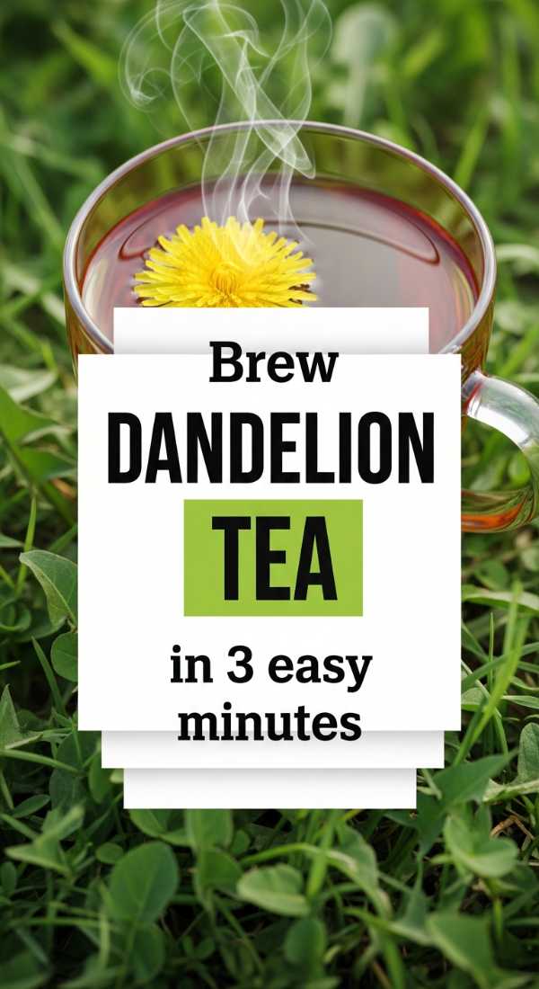 Brew Dandelion Tea In 3 Easy Minutes 69fd88b3098ee