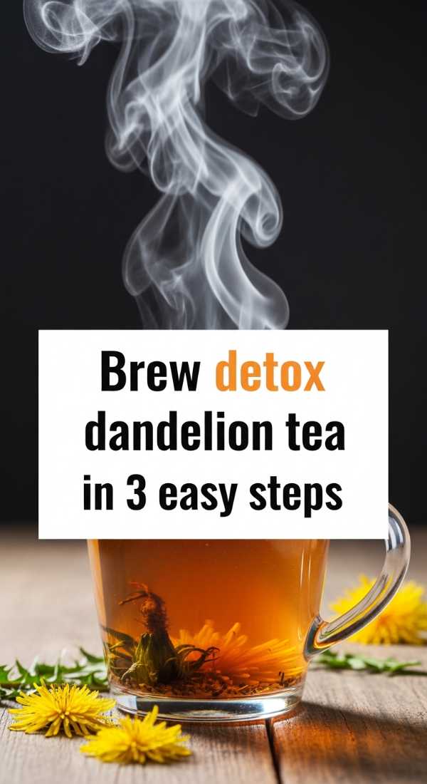 Brew Detox Dandelion Tea In 3 Easy Steps 69f47a029565c