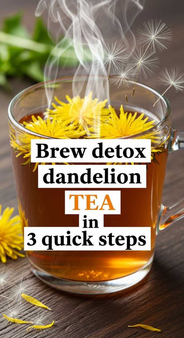 Brew Detox Dandelion Tea In 3 Quick Steps 69f59f88a3895