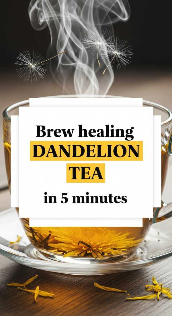 Brew Healing Dandelion Tea In 5 Minutes 69f47b47dcd49