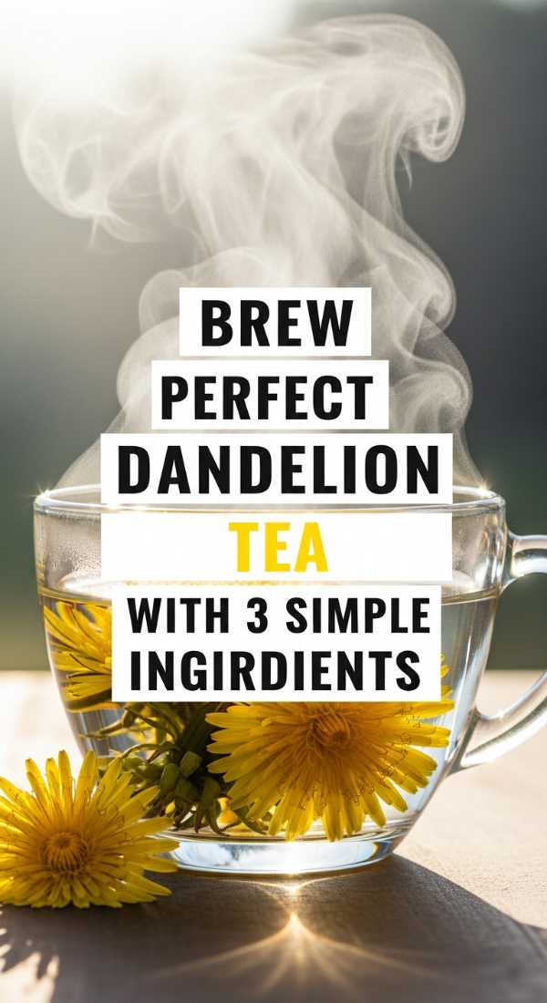Brew Perfect Dandelion Tea With 3 Simple Ingredients 69fd8ab1c8812