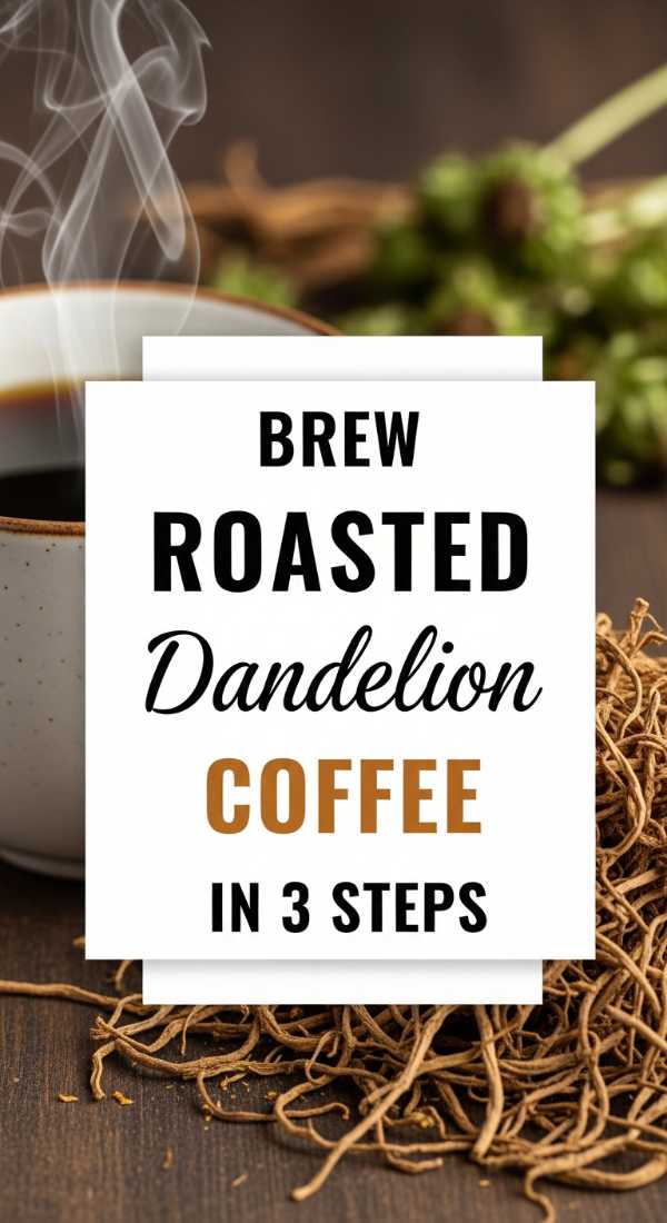From Lawn to Table: Elevated Dandelion Recipes for the Modern Forager Brew Roasted Dandelion Coffee In 3 Steps 69fd8898c18c3