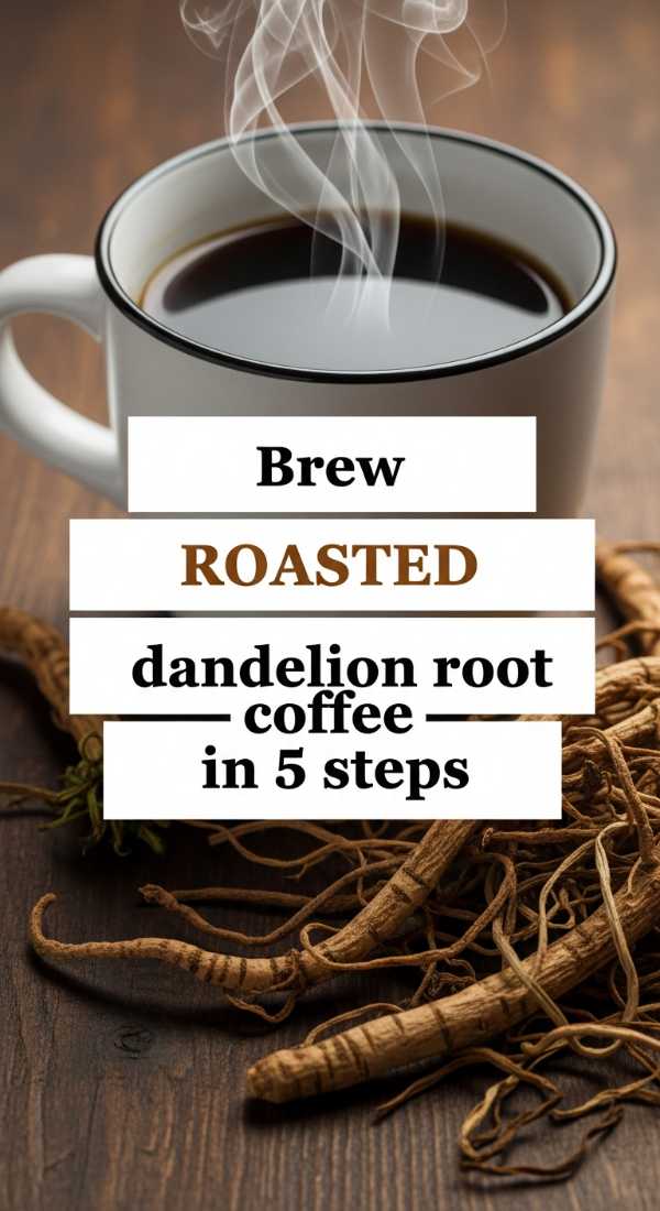 Brew Roasted Dandelion Root Coffee In 5 Steps 69fd88af29f1c