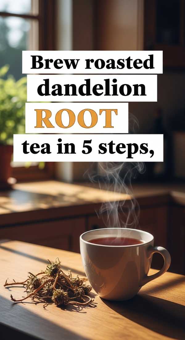 Brew Roasted Dandelion Root Tea In 5 Steps 69f47b44231be