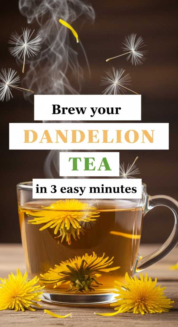 Brew Your Dandelion Tea In 3 Easy Minutes 69f59f7ad4c28