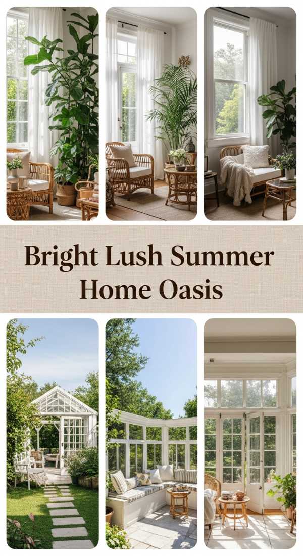 Bright Lush Summer Home Oasis 6a035b7b601fe