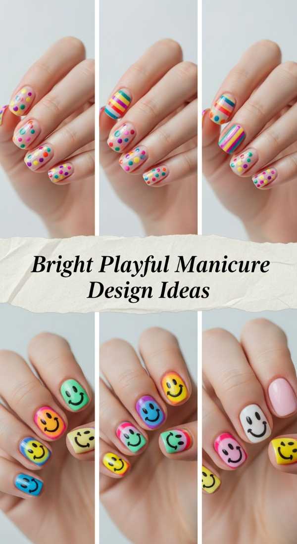 Bright Playful Manicure Design Ideas 6a08b000ee6cd