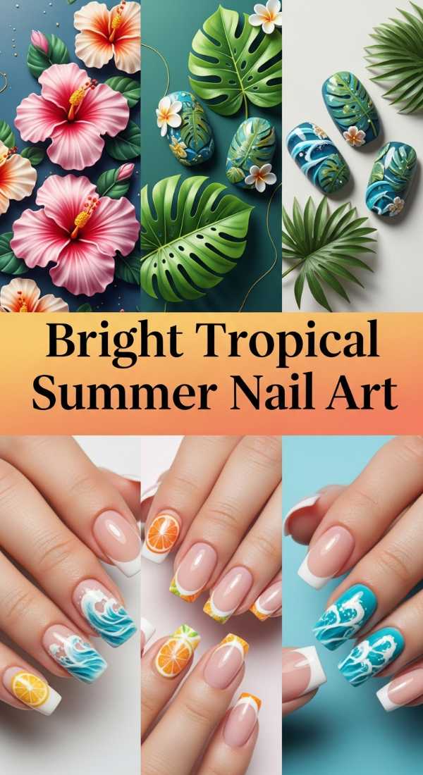 Bright Tropical Summer Nail Art 6a134e44d7743