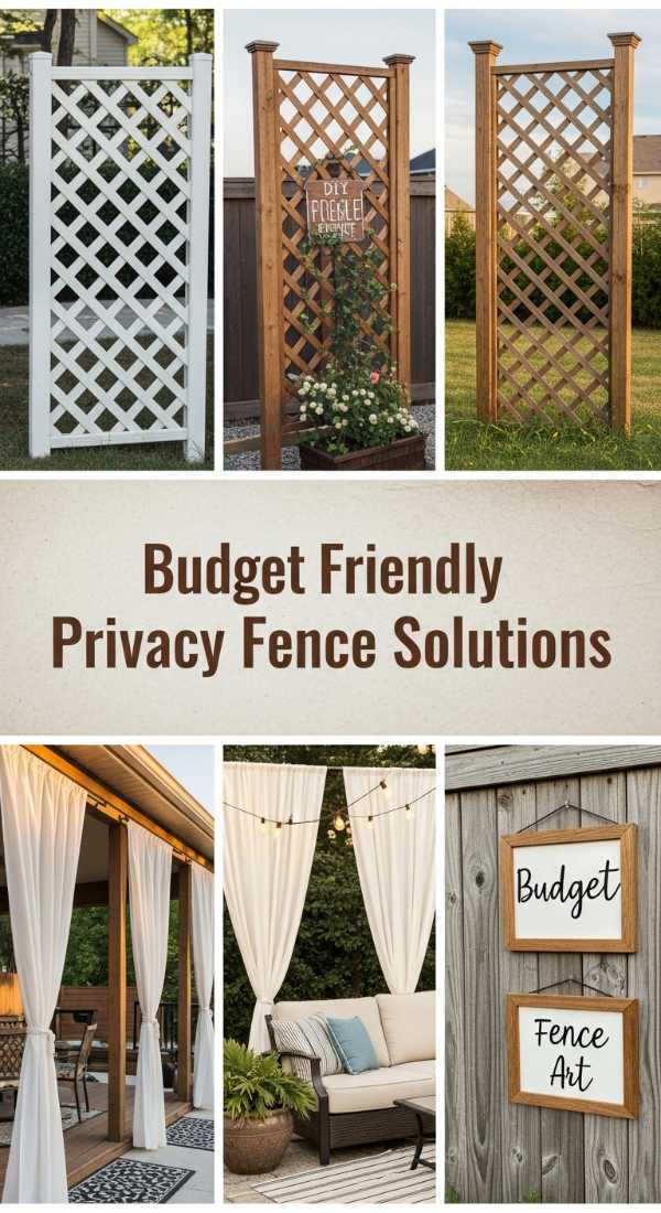 Budget Friendly Privacy Fence Solutions 6a04c9723a2de