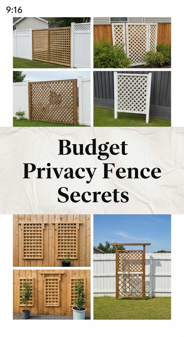 Budget Privacy Fence Secrets 6a04b3c9728e4