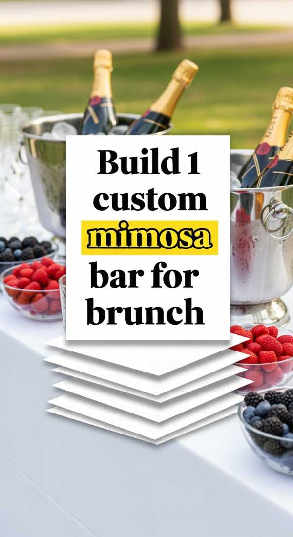 Build 1 Custom Mimosa Bar For Brunch 6a00568171445