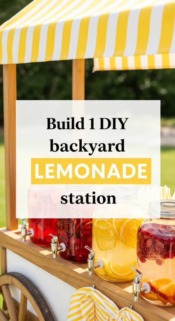 Build 1 Diy Backyard Lemonade Station 69f47ee78a8ef