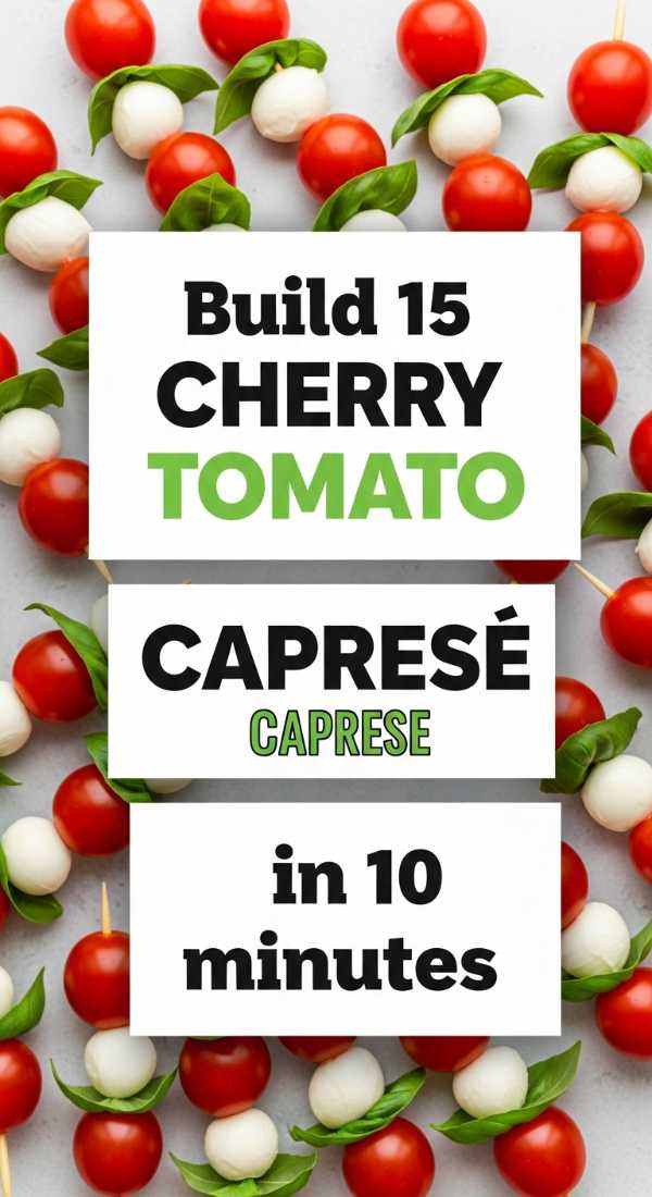Build 15 Cherry Tomato Caprese Sticks In 10 Minutes 69fd8aa1c0a33
