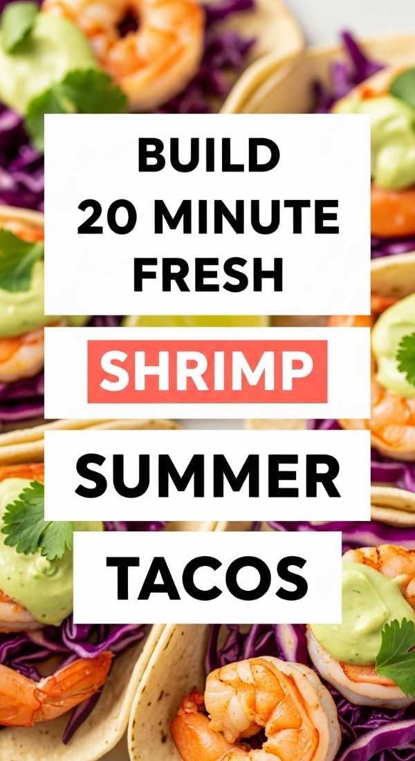 From Garden to Table: Refreshing Your Kitchen for the Sunny Season Build 20 Minute Fresh Summer Shrimp Tacos 6a10d07c01902
