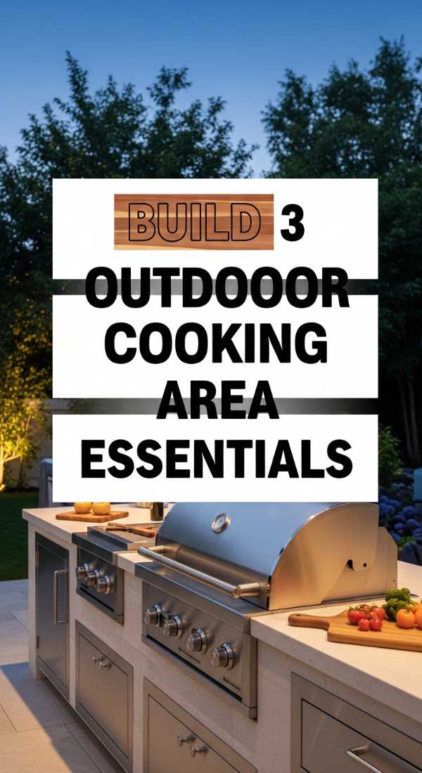 Build 3 Outdoor Cooking Area Essentials 69fc175dde1c4