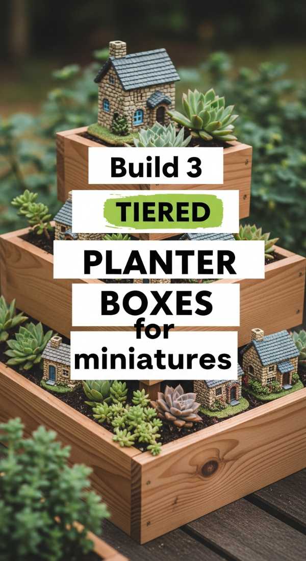 Build 3 Tiered Planter Boxes For Miniatures 69fdc2957721b