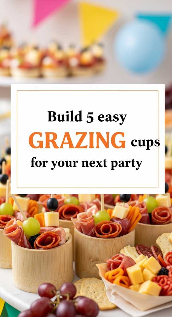 Build 5 Easy Grazing Cups For Your Next Party 69f47c78ee30e