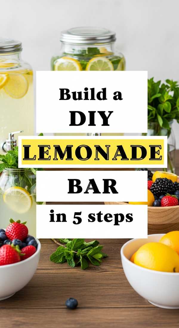 Zest and Sizzle: A Blogger's Guide to the Summer Flavor Extravaganza Build A Diy Lemonade Bar In 5 Steps 6a10d08273e66