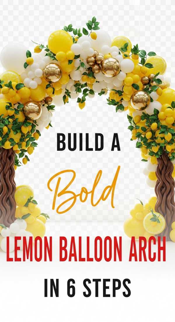 Build A Lemon Balloon Arch In 6 Steps 69fae90a2342a