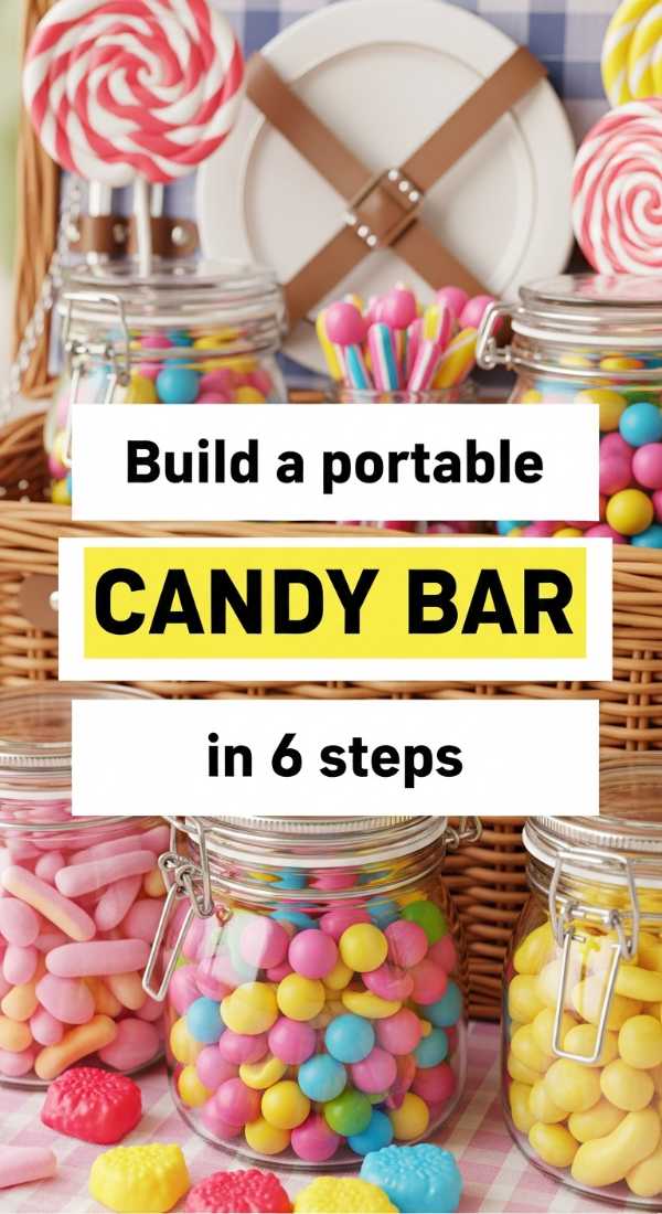 Sun, Snacks, and Style: The Essential Picnic Party Roadmap Build A Portable Candy Bar In 6 Steps 6a0def057a43a