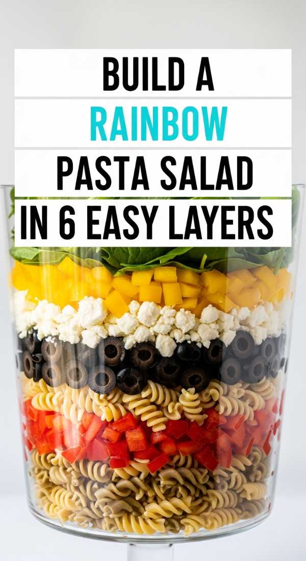 Summer in a Bowl: The Ultimate Pasta Salad Recipe Roundup Build A Rainbow Pasta Salad In 6 Easy Layers 6a14328f9ad83