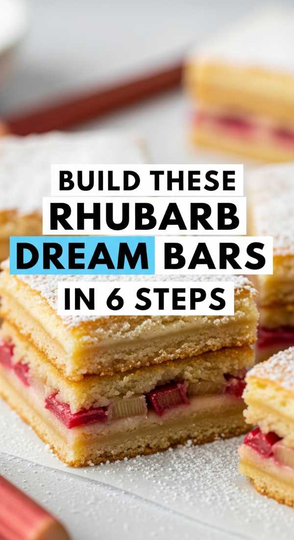 Build These Rhubarb Dream Bars In 6 Steps 69f5acd1dc4e2