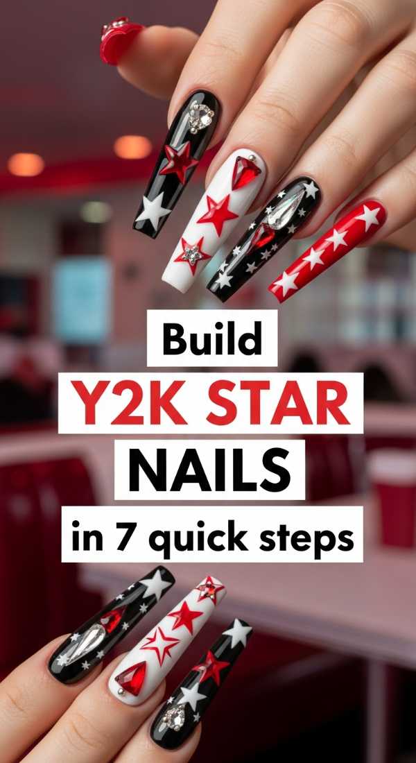 Sunkissed Tips: 10 Easy DIY Summer Nail Art Tutorials Build Y2k Star Nails In 7 Quick Steps 6a058dd182c12