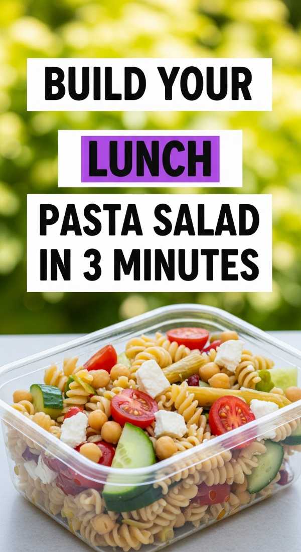 Build Your Lunch Pasta Salad In 3 Minutes 6a1097c990251
