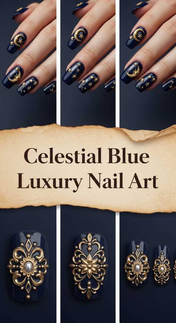 Celestial Blue Luxury Nail Art 6a0859d2552c3