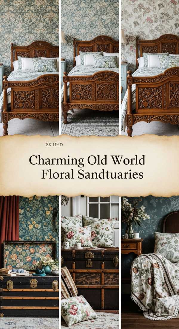 Timeless Charm: Transform Your Room with Vintage Florals Charming Old World Floral Sanctuaries 69fc6cf7b7dcf