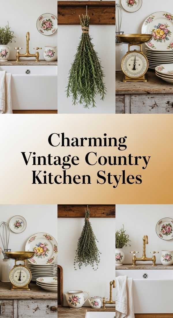 Charming Vintage Country Kitchen Styles 6a035a9243e91