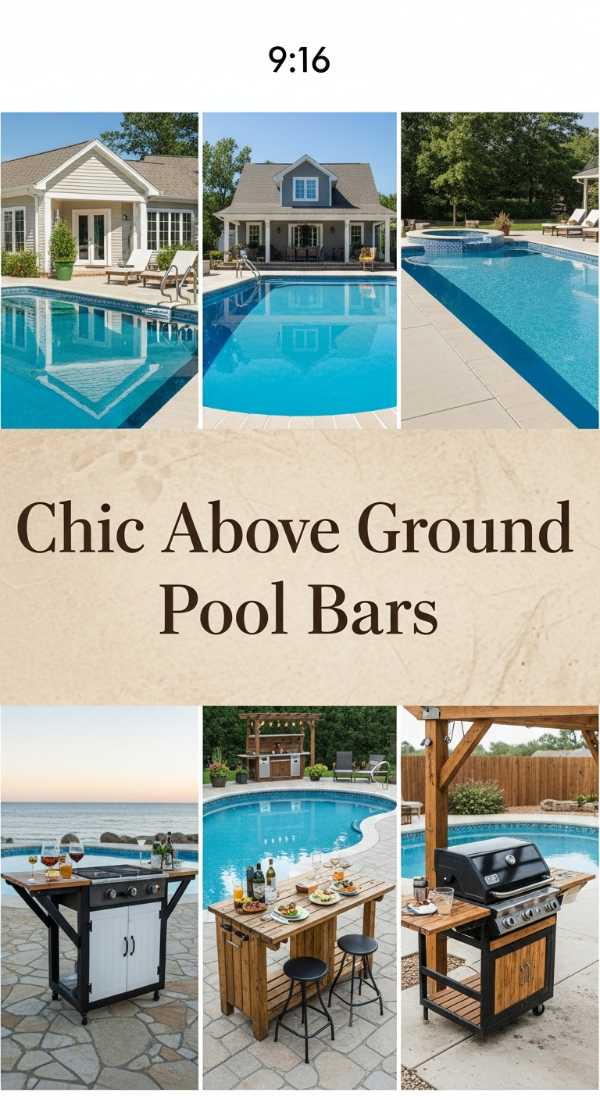Chic Above Ground Pool Bars 6a04b3a77c947