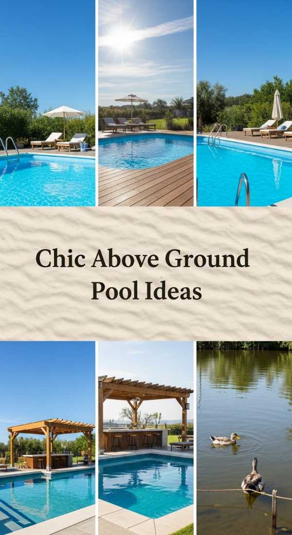 Chasing Sunlight: Whimsical Decor Tips for a Breezy Summer Home Chic Above Ground Pool Ideas 6a04ca9e6c250