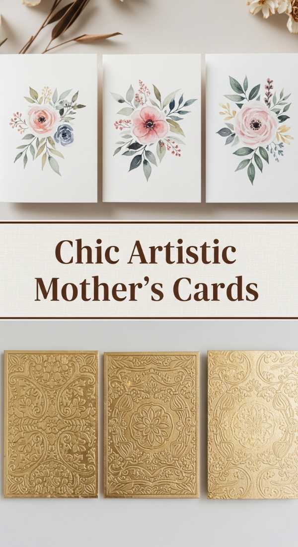 Effortless Elegance: How to Master Luxury Celebration Style This Season Chic Artistic Mothers Cards 6a134c539066f