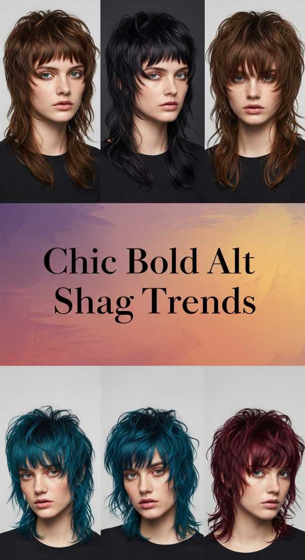 Silk, Shine, and Sophistication: Redefining Luxury Hair in 2026 Chic Bold Alt Shag Trends 6a14257561ca7