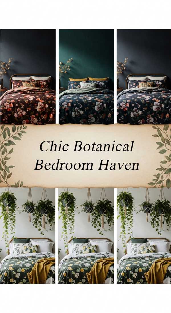 Chic Botanical Bedroom Haven 69f48f39b35ce