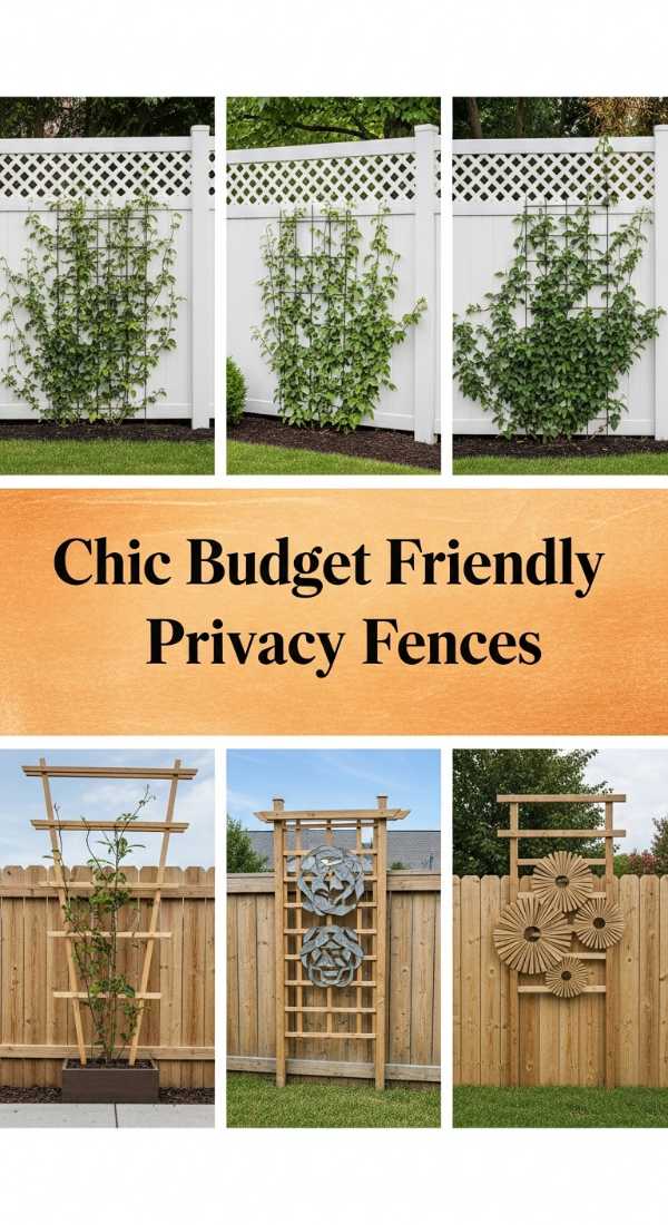 Chic Budget Friendly Privacy Fences 6a04bc71bd799