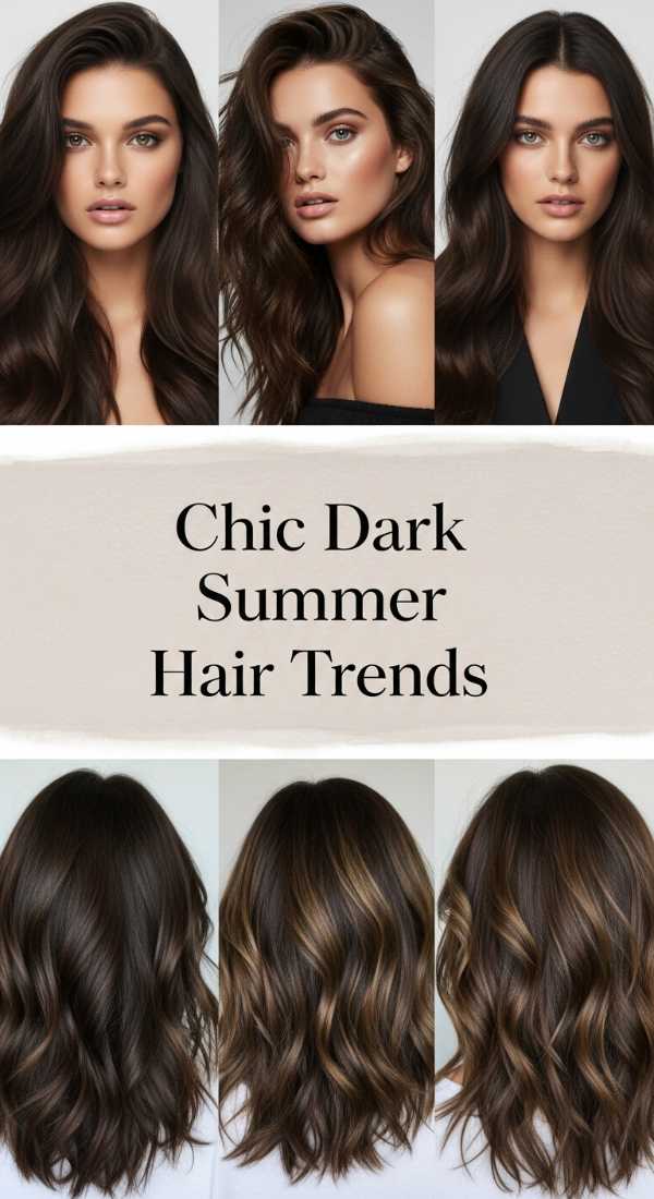 2026 Hair Trends: The Ultimate Guide to Your Next Transformation Chic Dark Summer Hair Trends 6a08d45e5cc21