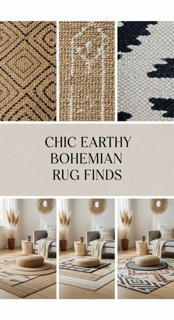 Neutral & Natural: Why the Scandi-Boho Look is Taking Over Pinterest Chic Earthy Bohemian Rug Finds 6a0ea7f11ca52