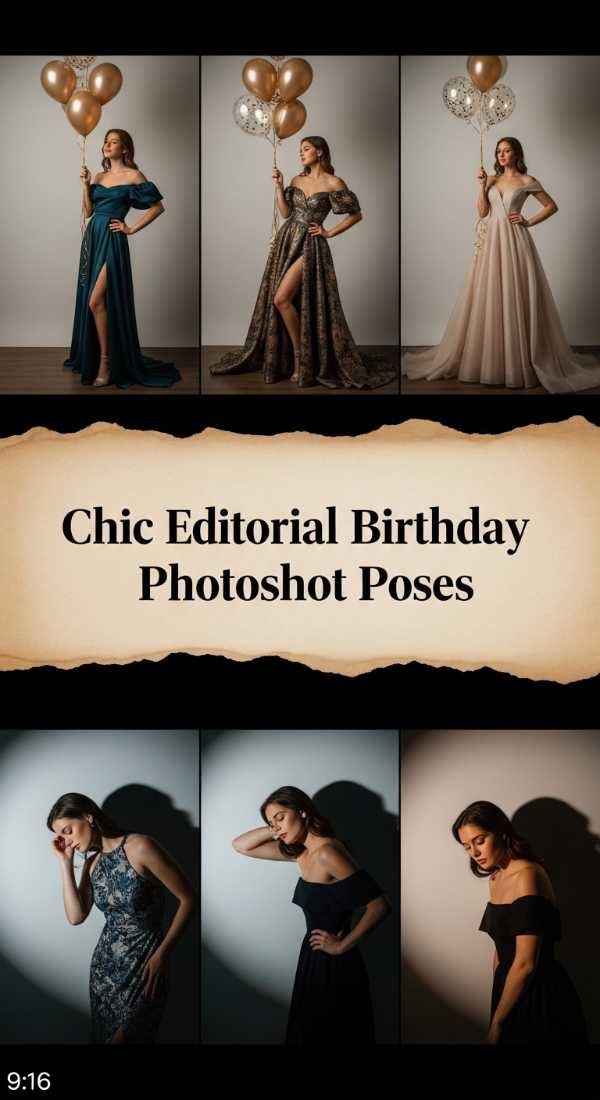 Chic Editorial Birthday Photoshoot Poses 6a134d3ca0170