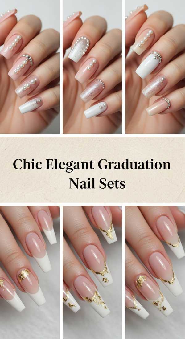 Chic Elegant Graduation Nail Sets 6a1347b7a00c5